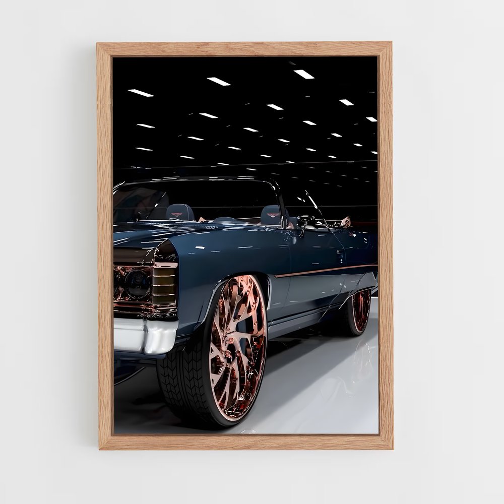 Poster Blue Fantasy – affiche Chevrolet (vue 4)